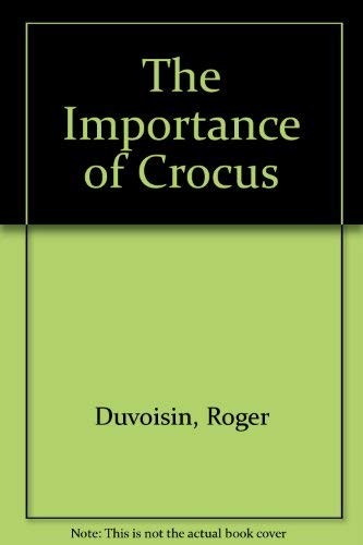 Cover for The importance of Crocus