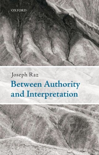 Cover for Between authority and interpretation