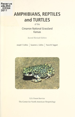 Cover for Amphibians, reptiles and turtles of the Cimarron National Grassland, Kansas
