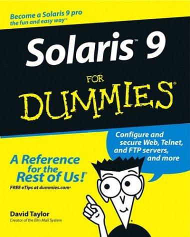 Cover for Solaris 9 for dummies