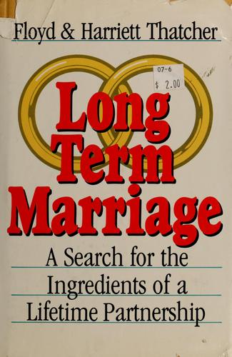Cover for Long term marriage