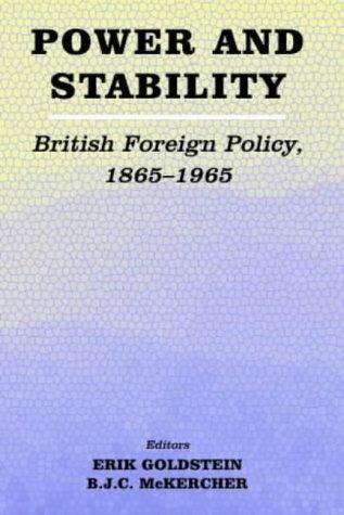 Cover for Power and Stability (Diplomacy Andstatecraft)