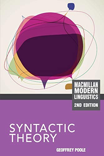 Cover for Syntactic theory