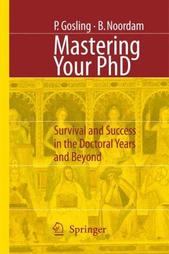 Cover for Mastering Your PhD