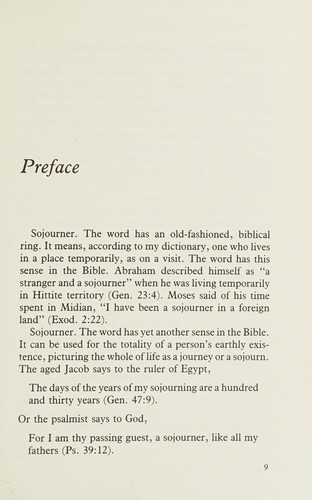 Cover for Psalms for sojourners