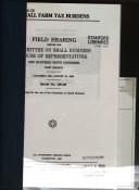 Cover for Small farm tax burdens