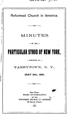 Cover for Minutes