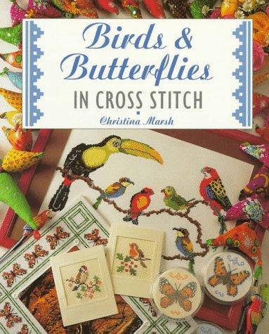 Cover for Birds & Butterflies in Cross Stitch