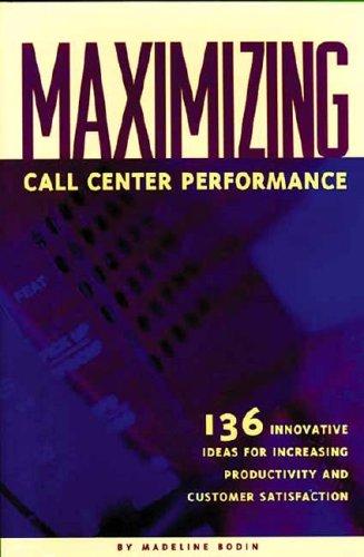 Cover for Maximizing Call Center Performance