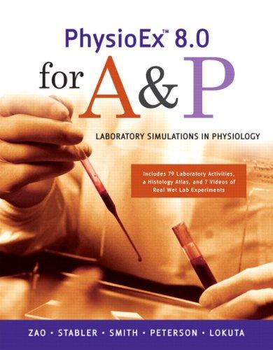 Cover for PhysioEx 8.0 for A&P