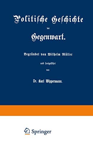 Cover for Politische Geschichte Der Gegenwart