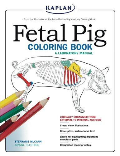 Cover for Fetal Pig Coloring Book