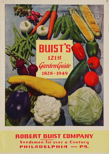 Cover for Buist's 121st garden guide, 1828-1949