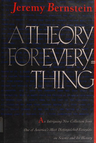 Cover for A theory for everything