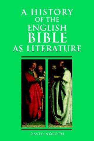 Cover for A history of the English Bible as literature