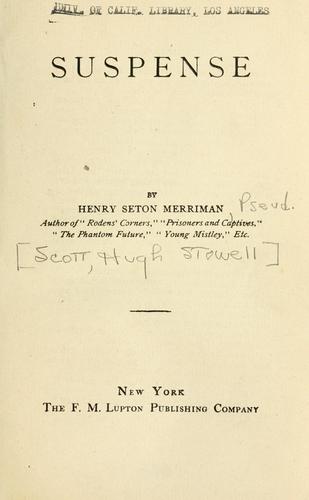Cover for Suspense