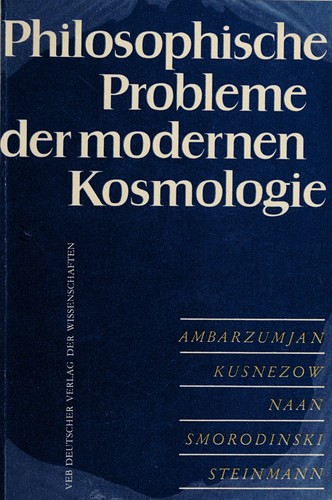 Cover for Philosophische Probleme der modernen Kosmologie