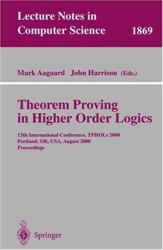 Cover for Theorem Proving in Higher Order Logics