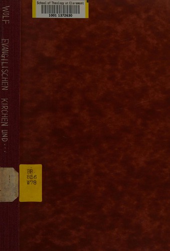Cover for Die evangelischen Kirchen und der Staat im Dritten Reich.