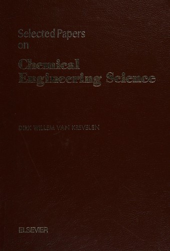 Cover for Selected papers on chemical engineering science
