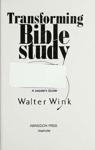 Cover for Transforming Bible study