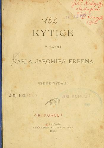 Cover for Kytice z básní Karla Jaromíra Erbena