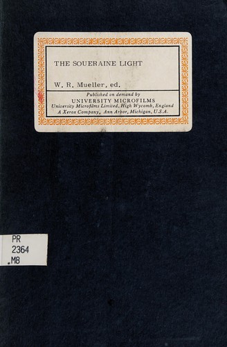 Cover for That soueraine light