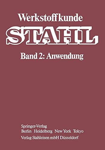 Cover for Werkstoffkunde STAHL : Band 2
