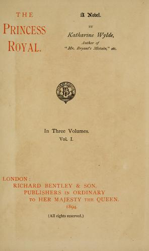 Cover for Princess Royal