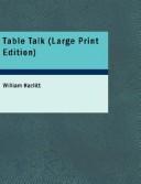 Cover for Table Talk (Large Print Edition)