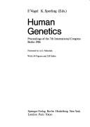 Cover for Human Genetics