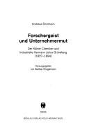 Cover for Forschergeist und Unternehmermut