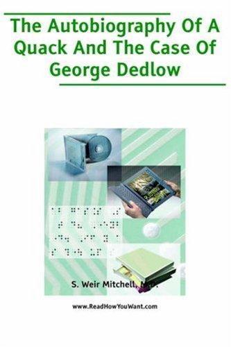 Cover for Autobiography of a Quack and the Case of George Dedlow, The
