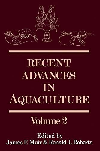Cover for Recent Advances in Aquaculture