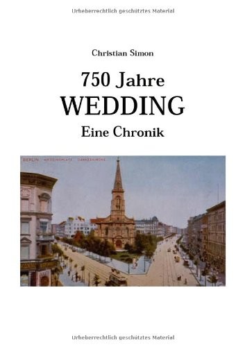 Cover for 750 Jahre Wedding.