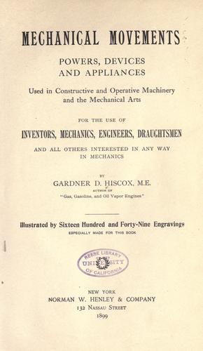 Cover for Mechanical movements