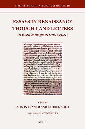 Cover for Essays in Renaissance Thought and Letters