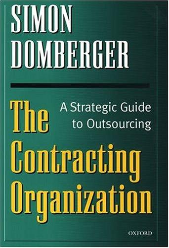 Cover for The contracting organization