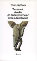 Cover for Tamara A., Awater en andere verhalen over subjectiviteit