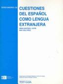 Cover for Cuestiones del español como lengua extranjera/ Spanish Language Issues as a Foreign Language (Textos Docents)