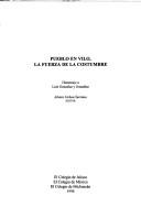 Cover for Pueblo en vilo: La fuerza de la costumbre