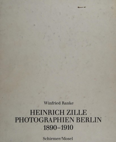 Cover for Heinrich Zille