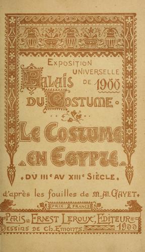 Cover for Palais du costume