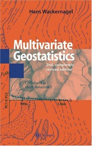 Cover for Multivariate geostatistics