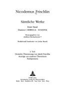 Cover for Sämtliche Werke