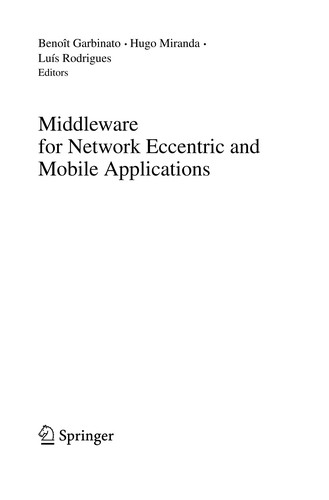 Cover for Middleware for Network Eccentric and Mobile Applications