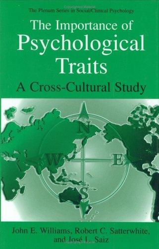 Cover for The importance of psychological traits
