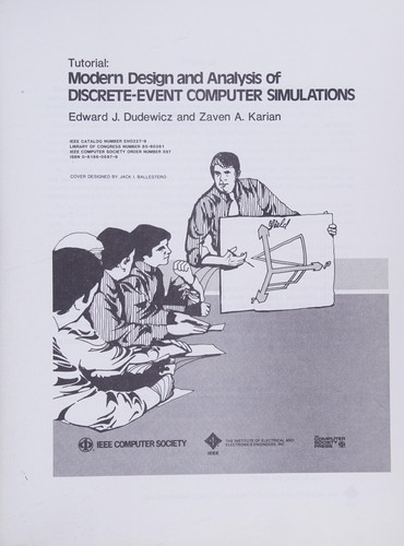 Cover for Tutorial, modern design and analysis of discrete-event computer simulations