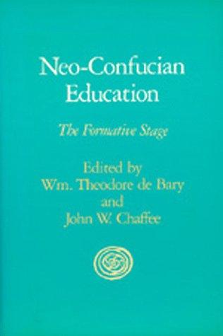 Cover for Neo-Confucian Education