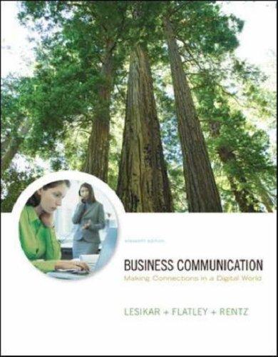 Cover for Business Communication